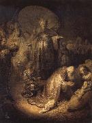 REMBRANDT Harmenszoon van Rijn, The Adoration of The Magi